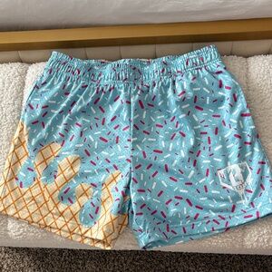 Ice Cream Cone Patterned Shorts